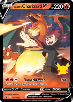 SWSH Black Star Promos Lance's Charizard V Pokémon card